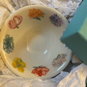 Tiffany & Co. Blossom Collection Porcelain Bowl - Rare, Floral Design